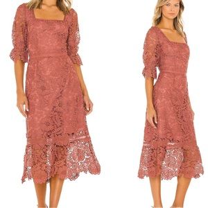 BB Dakota Did It My Way dress in rose clay